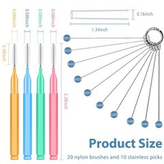 Lumkew Multiszie Shower Head Cleaner Tool, Small, Multiple Color