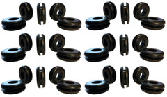 30PK Rubber Grommets Pressure Washer Nozzle Quick Tip Holders 1/16 Inner