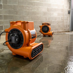 New Blower Fan Air Mover with 2 Built-In Outlets For Daisy Chaining 1625 CFM