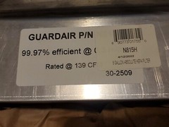 Guardair Nortech N815H Absolute HEPA Filter for 8 Gallon Nortech Vac Vacuum