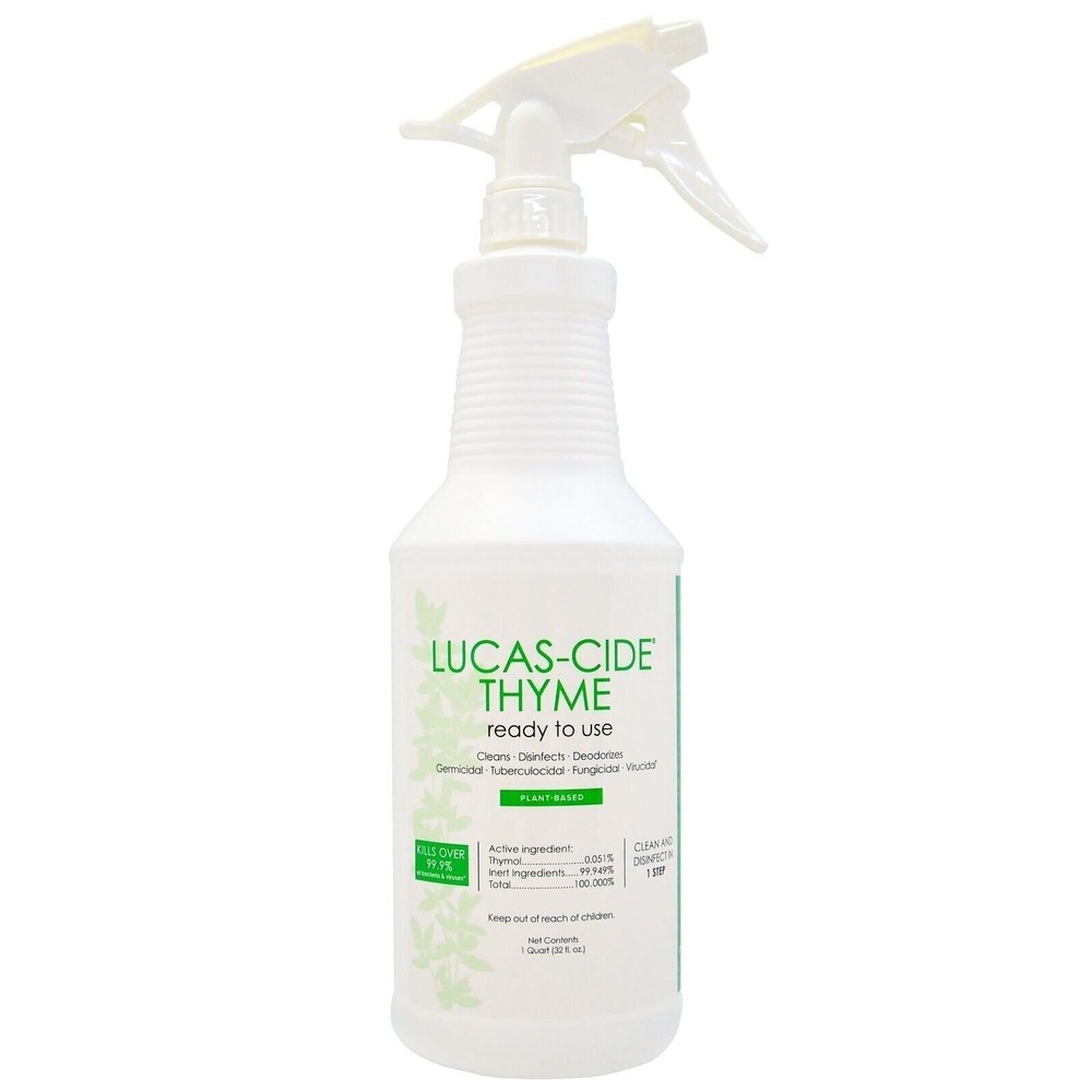 LUCAS-CIDE Thyme Ready To Use All Purpose Cleaner & disinfectant 32 fl oz Spray