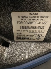 Oreck XL Heavy Duty Orbiter Model XL 400 Floor Cleaner – Tested With Extra Pads