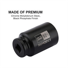 CASOMAN 6-Point 1/2-Inch Drive Deep Impact Socket- 1-5/16 (SAE), CR-MO, 1/2-inch