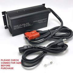 24V Floor Scrubber, Pallet Jack Battery Charger with SB120 120A RED Connector