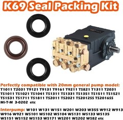 K69 General Pump Seal Kit 69 for 20mm Interpump Pump TS4040 TS2011 WS202 etc.