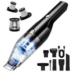 Handheld Vacuum Cordless – Car Vacuum Cleaner with 11000Pa Powerful Suction,1…