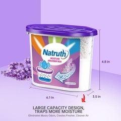 NATRUTH Moisture Absorbers With Lavender Scent,12.5OZ*6-Pack standard, Purple