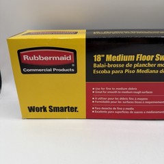 Rubbermaid 18″ Super Sweeper Heavy Duty Floor Brush 2 Pack