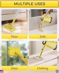 Steam Mops for Floor Cleaning, with 7-in-1 Attachments, 13OZ Water Tank, 23ft