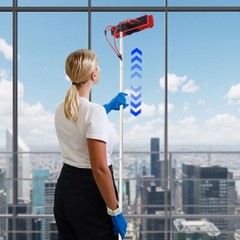 Outdoor Solar Panel Cleaning Brush Adjustable Pole Window Washing Cleaning Kit