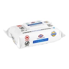 Clorox 32621 Bleach Germicidal Wipes – Unscented/White (6/Carton)