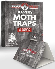 8 Pack Pantry Moth Traps- Safe and Effective for Food 8 Pack, Gray