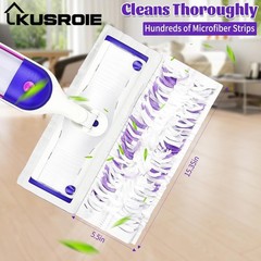 Kusroie 20 Pack Disposable Mop Pads Compatible Swiffer Power Mop Pads