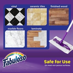Fabuloso Dry and Wet Sweeper with Bonus 12 One Size (Pack of 1), Purple