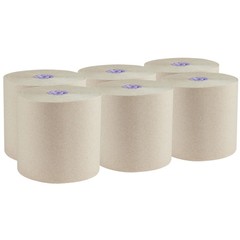 Scott 54038 Essential 1-Ply Recycled Fiber Hard Roll Towel – Brown (6/CT) New
