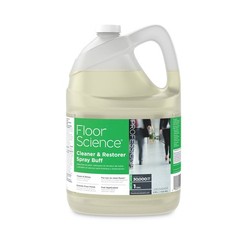 Diversey Floor Science Cleaner/Restorer Spray Buff, Citrus Scent, 1 gal Bottle