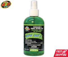 Zoo Med Wipe Out 1 Terrarium & Small Animal Cage Disinfectant Cleaner, 8.75 Oz.