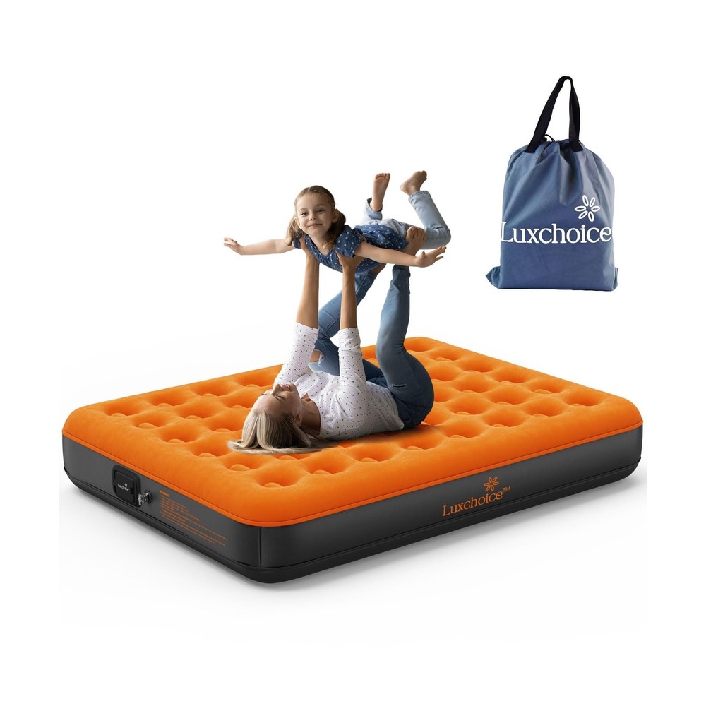 Luxchoice Air Mattress Queen with Cordless Rechargeable Air Pum… USA FAST SHIP