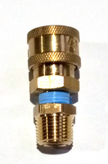 3/8 NPT Male x 1/4 NPT Coupler – Pressure Washer Adapter 4000psi Max.