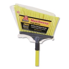NCP 91355 57″ Overall Length Angle Broom w/ Fiberglass Handle – Yellow/Black New