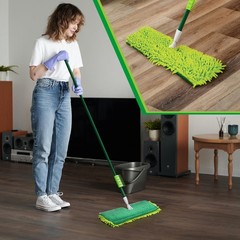 Libman 18″ 2-Sided Microfiber Dust Mop, Double Sided Dry Wet Mops for Floor C…