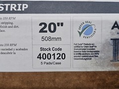 (QTY 5) Americo 400120 Stripping Pads Circular Disc , 20″ Diameter Black