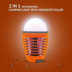 Portable Mosquito Bug Zapper / Outdoor Camping Lantern Light Rechargeable