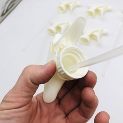 6pk White Plastic Trigger Sprayer Replacement Nozzle 9in Standard GFL 110190