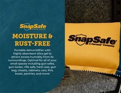 SnapSafe Reusable Dehumidifier Bag 450G, 75908 – Portable, Easy to Use Moistu…