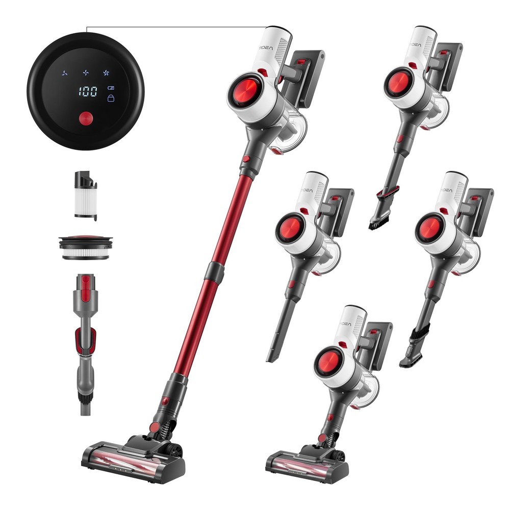 TIDEA X5 Cordless Stick Vacuum Cleaner, 300W Brushless Motor, 40min Runtime