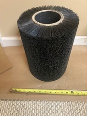 Weiler 07969, 9″ Diameter, 12″ Wide, Nylon Cylinder Brush, .016 Nylon, USA Made