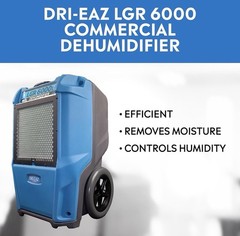 Dri-Eaz LGR 6000Li Portable Dehumidifier (Read!)