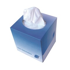 GEN 852E Facial Tissue Cube Box, 2-Ply, White, 85-Sheets/Box, 36 Boxes/Carton