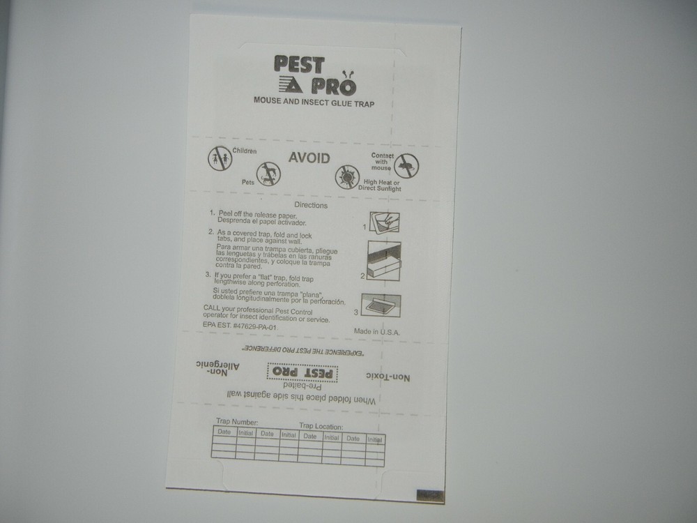 Pest Pro Mouse Glue Boards (12) Mice, Insects