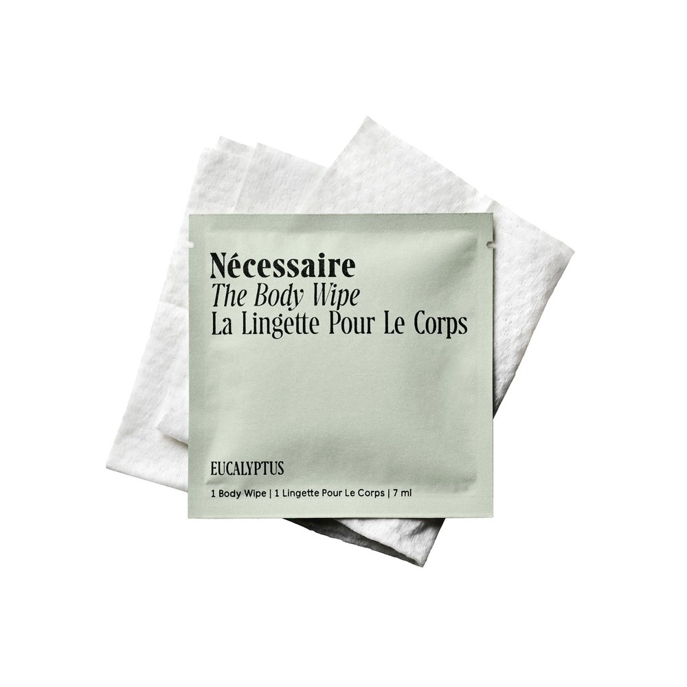 Nécessaire The Body Wipe | On-the-Go Cleansing 20 Count (Pack of 1)