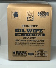 Iroquois Products Giant 13″ x 15″ oil wipes