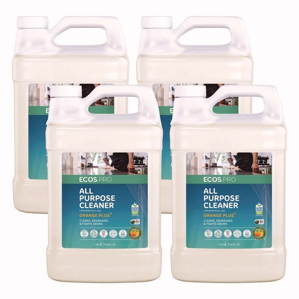 ECOS PRO PL970604CT 1 gal Cleaner and Degreaser Bottle – Citrus Scent (4/CT) New
