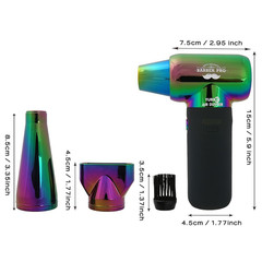Compressed Air Duster – Electric for Hair Barber, 3 Gear Mini Green