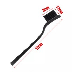 7″ Black Nonslip Handle PCB Rework ESD Anti Static Brush Cleaning Tool 2 Pcs