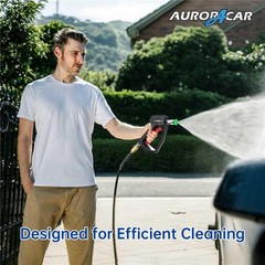 AURORA CAR 4350 PSI Short Pressure Washer Gun, 1/4” Quick Connector Black