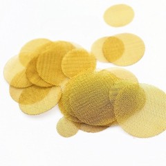 200 Pcs Pipe Screens, 100 Brass Screens And 100 3/4-inch, Golden