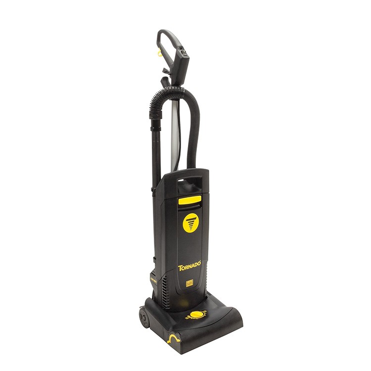 Tornado Deluxe 12in CVD Upright Vacuums – Single Motor with HEPA Filtration
