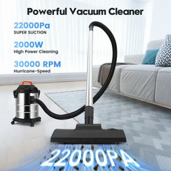 RELOIVE RELOIVE459312 Wet Dry Vacuum,4.5 Gallon 2000W 6.5 Peak HP,3-in-1
