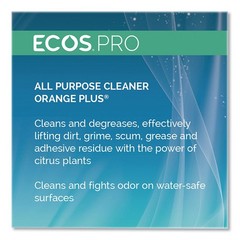 ECOS PRO PL970604EA 1 gal. Orange Plus All Purpose Cleaner – Citrus Scent New