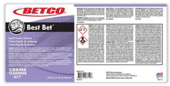 3 – Betco Best Bet Creme Cleanser 077 Jewelers Grade Mint Scent 32 fl oz 946 mL