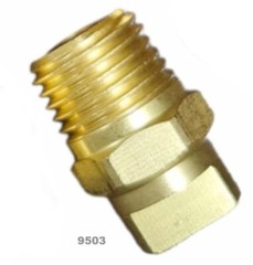 Carpet Cleaning – Wand Brass V-Jets 9503 – Threaded 1/4″ Diameter