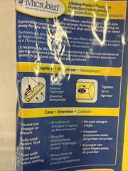 Quickie JUMBO Mop & Scrub Roller Mop Refill, Type P Fits Quickie Mop #055/#055B