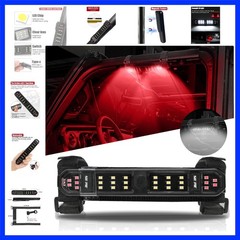 UTV Dome Light Battery Powered SXS Interior Lights Upgrade Button Wireless Ro…
