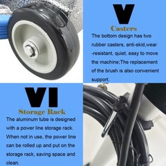 110V Commercial Industrial Floor Carpet Cleaning Polishing Scrubbing Machine
