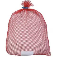 Zoro Select Mi245557 Rubber Closure, Polyester, Laundry Bag, Red, Mi245557